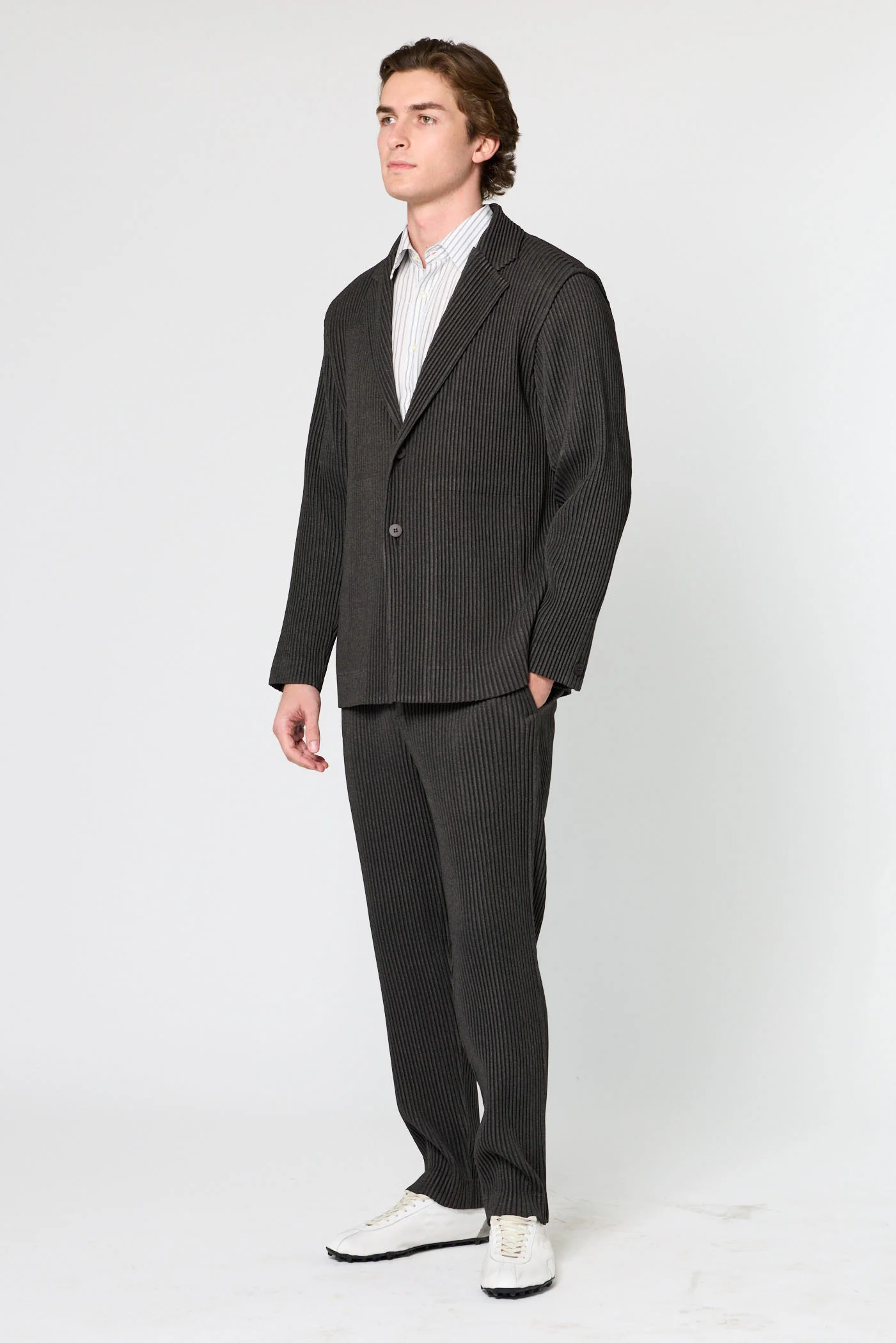 Wool Like Light Jacket - Image 5