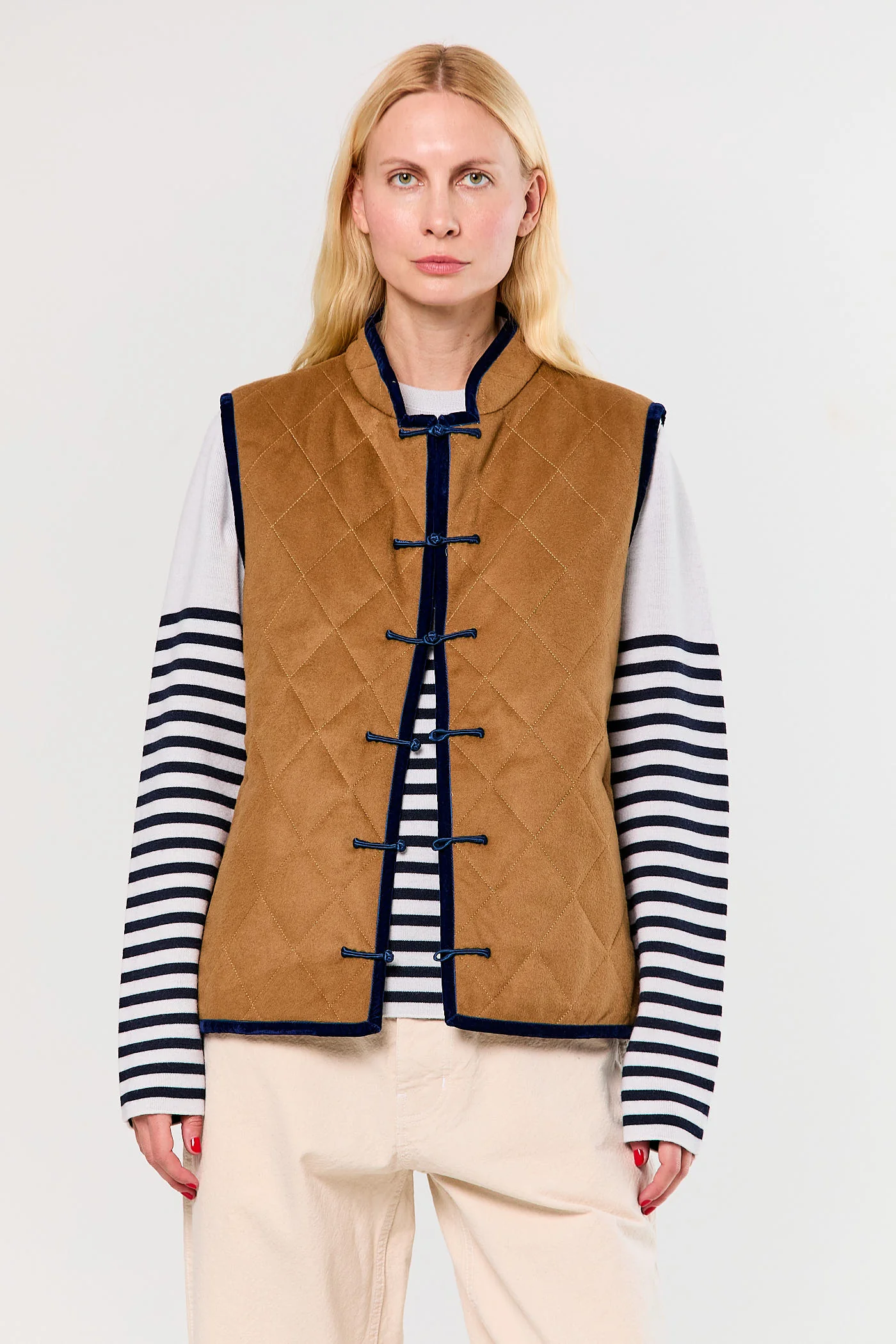 Cashmere Puffer Vest - Image 2