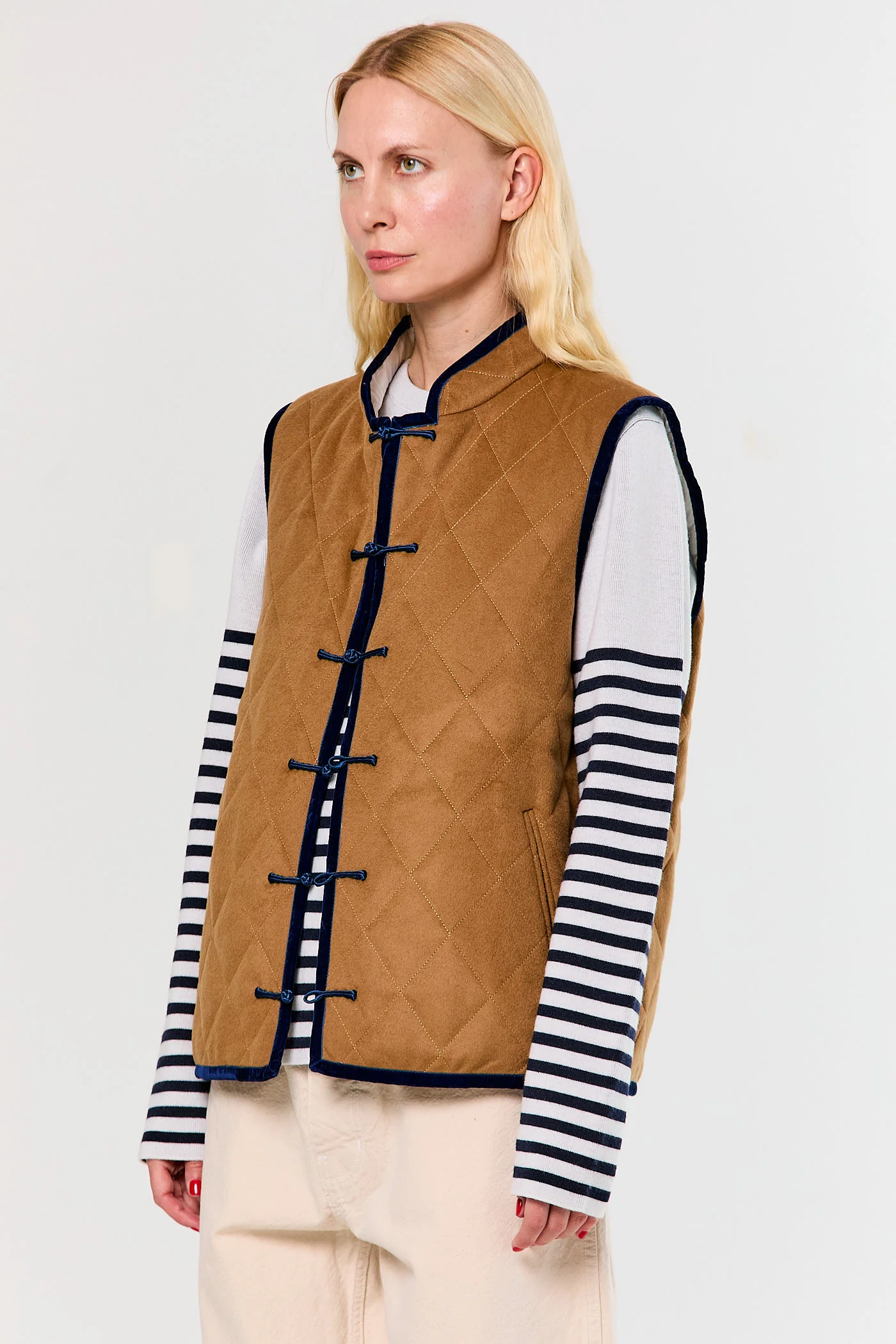 Cashmere Puffer Vest - Image 3