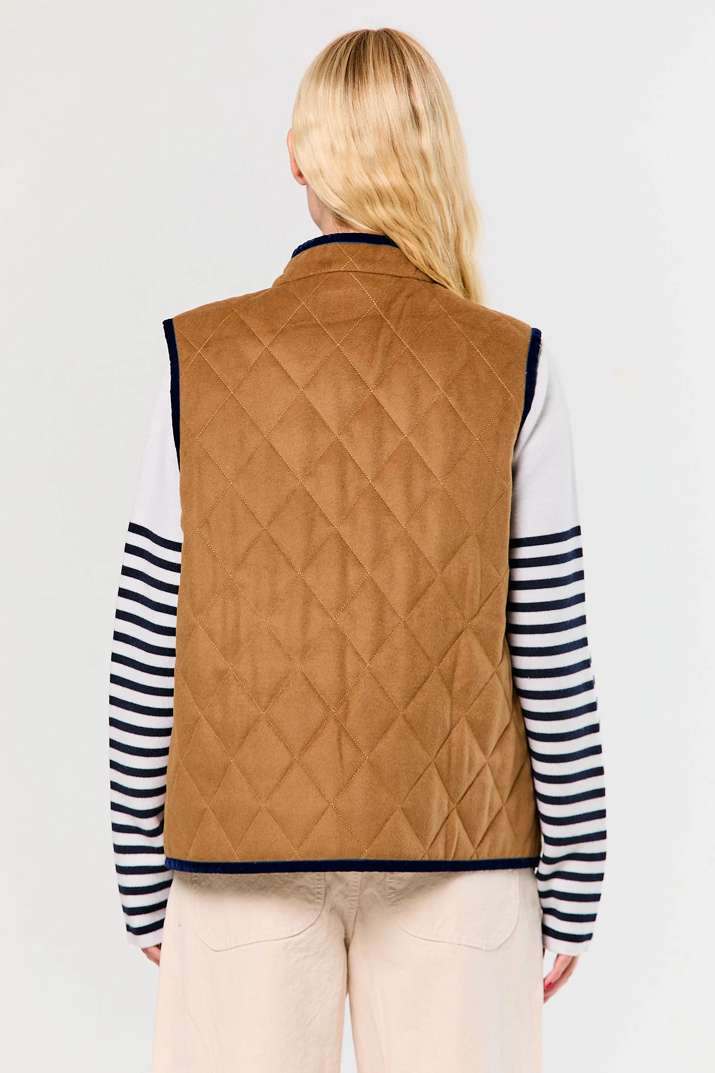 Cashmere Puffer Vest - Image 4