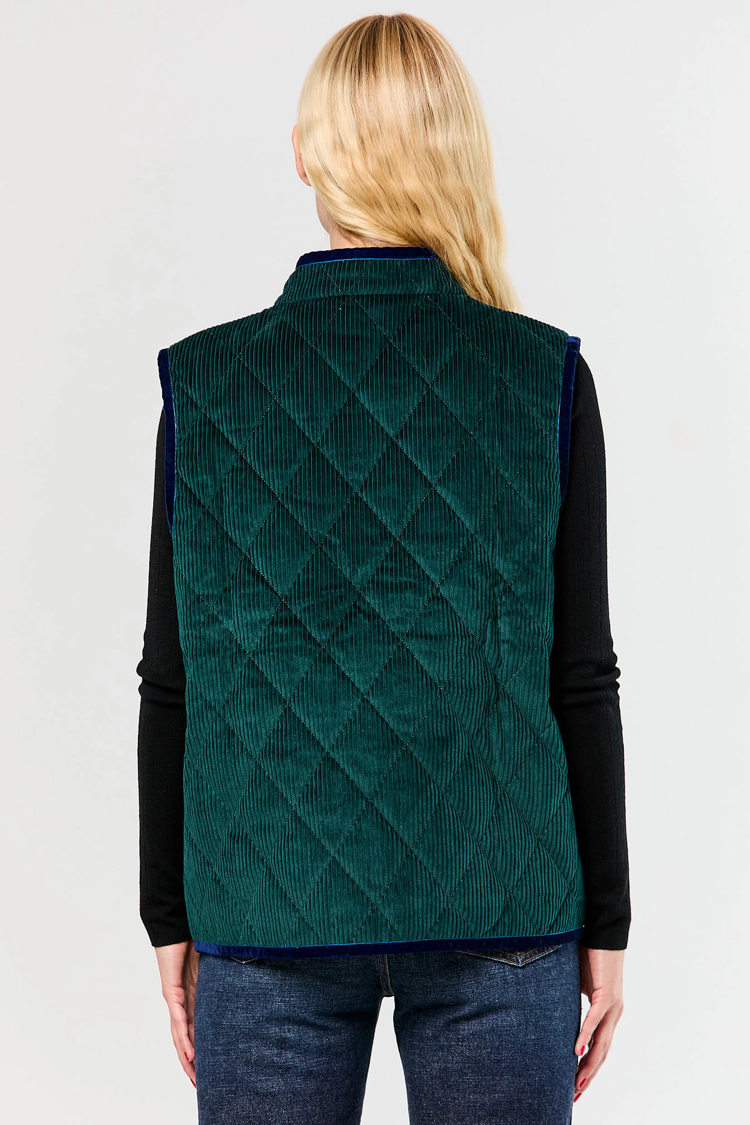 Cord Puffer Vest - Image 4